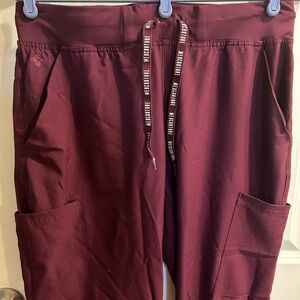 Scrub Jogger Pants with Drawstring